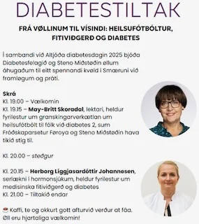 Frá vøllinum til vísindi: Heilsufótbóltur, fitiviðgerð og diabetes